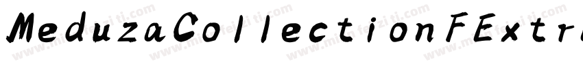 Meduza Collection F Extra Bold 斜体文本字体转换